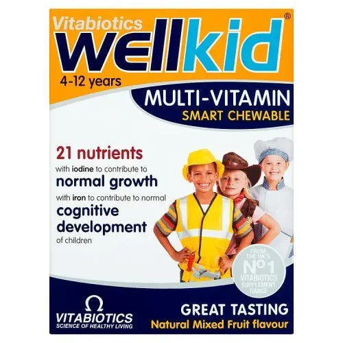 Vitabiotics Wellkid Multi-Vitamin Smart Chewable - 30 Tablets by Wellkid Aus Healthcare