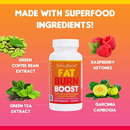 SkinnyBoost Fat Burn & 15 Day Quick Cleanse KIT-Vegan Capsules, Easy to Use: Detox SkinnyBoostBuy Supplements Australia