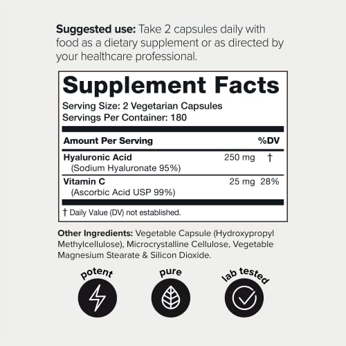 Toniiq Ultra High Purity Hyaluronic Acid Supplements - 95%+ Highly Purified and Bioavailab ToniiqBuy Supplements Australia