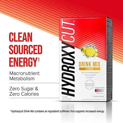 Hydroxycut Drink Mix Weight Loss Supplements, Lemonade, 21 Count (Pack of 1) HydroxycutBuy Supplements Australia