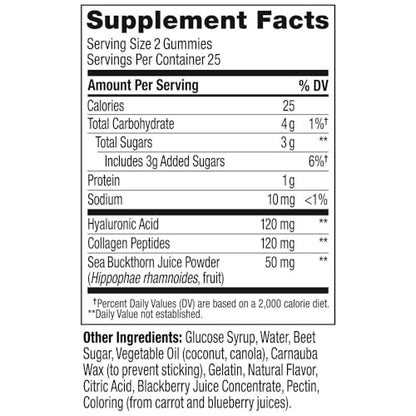 OLLY Glowing Skin Gummy, 25 Day Supply (50 Count), Plump Berry, Hyaluro OLLYBuy Supplements Australia