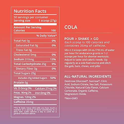 Tailwind Nutrition Endurance Fuel, Caffeine Drink Mix with Electrolytes