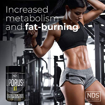 LIPORUSH NDS Nutrition XT - Concentrated Thermogenic with L-Carnitine & Teacrine LIPORUSHBuy Supplements Australia