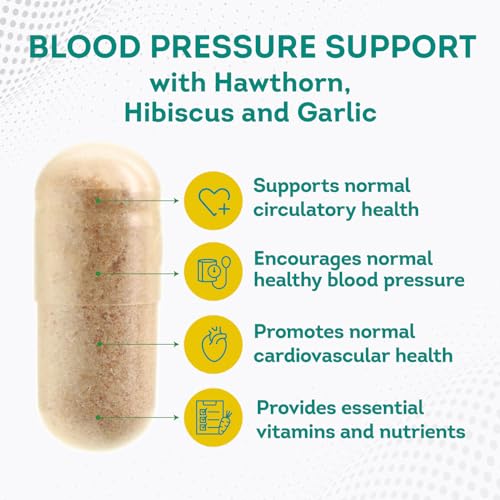 PurePremium Blood Pressure Support Supplement with Hawthorn, Hibiscus & Garlic Extract PurePremium SupplementsBuy Supplements Australia