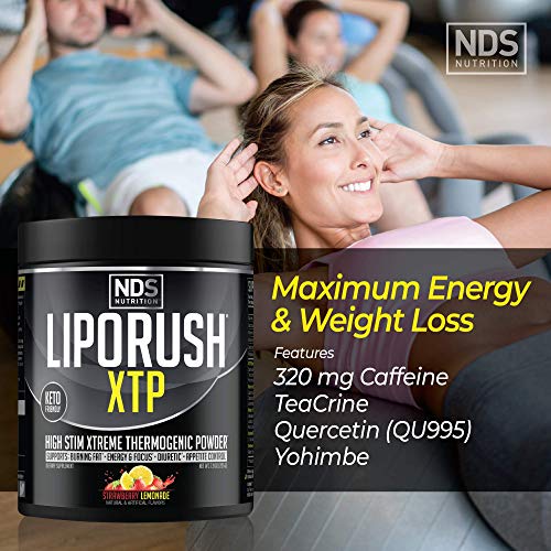 LIPORUSH NDS Nutrition XTP Thermogenic Fat Burner with L-Carnitine - Energy, Focus LIPORUSHBuy Supplements Australia