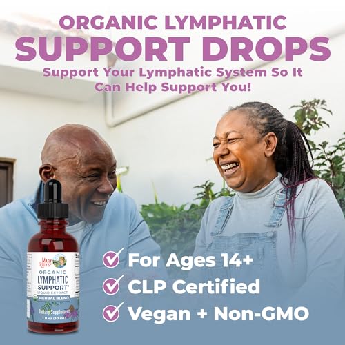 Lymphatic Support Drops | USDA Organic Lymphatic Cleanse Immune Support Supplement MaryRuth OrganicsBuy Supplements Australia