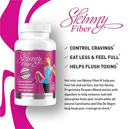 Skinny Fiber 120 Capsules, Appetite Suppressant Effective Weight Management for Women Skinny FiberBuy Supplements Australia