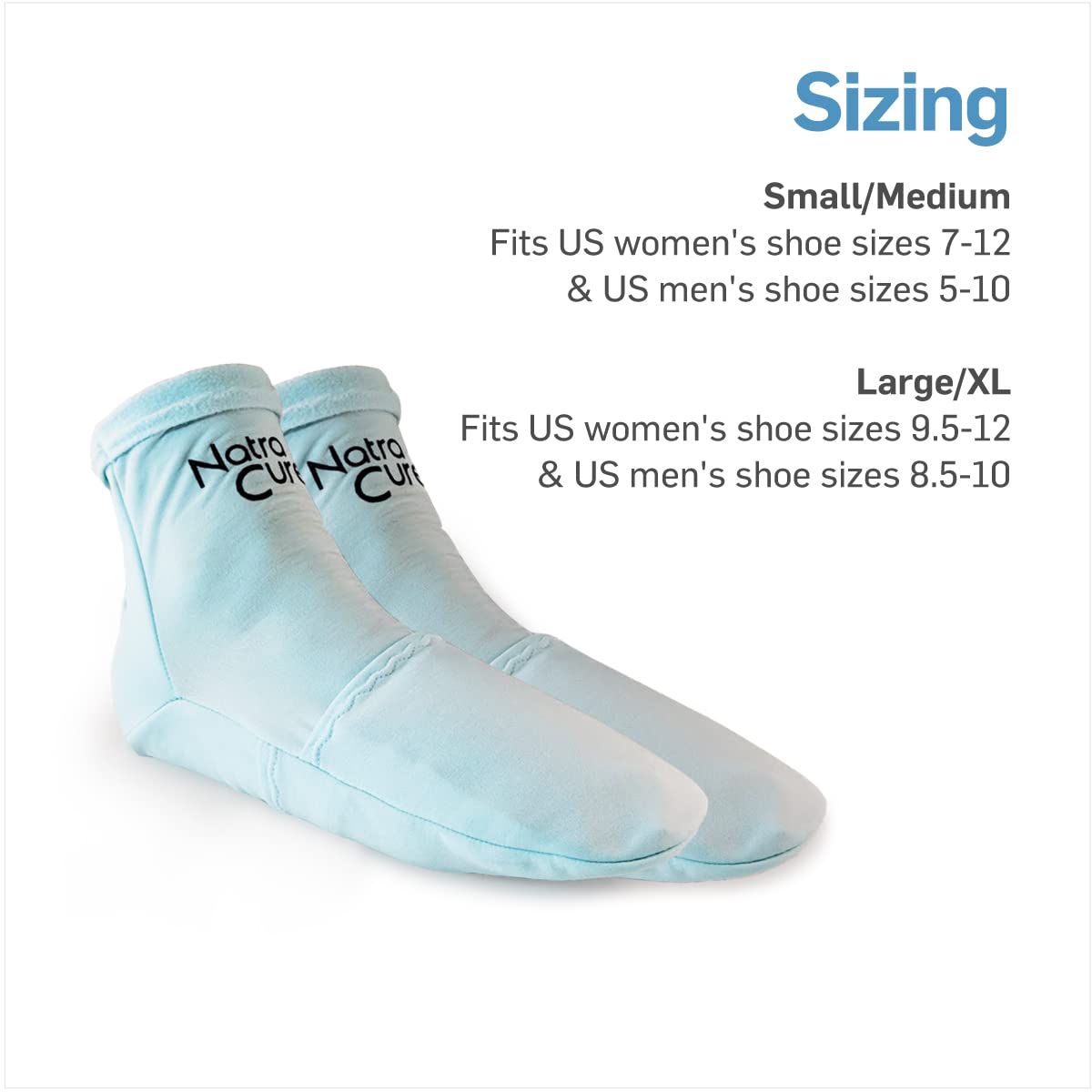 NatraCure Cold Therapy Socks - Reusable Gel Ice Frozen Slippers for Feet NatraCureBuy Supplements Australia