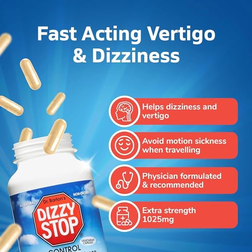 Dizzy Stop Dr. Barton’s All-Natural Vertigo Comfort, Inner Ear Balance Supp Dizzy StopBuy Supplements Australia