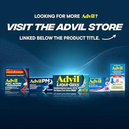 Advil Dual Action Back Pain Caplets Delivers 125mg Ibuprofen and 250mg Acetaminophen Per Dose for 8 Hours of Back Pain Relief - 144 Count AdvilBuy Supplements Australia