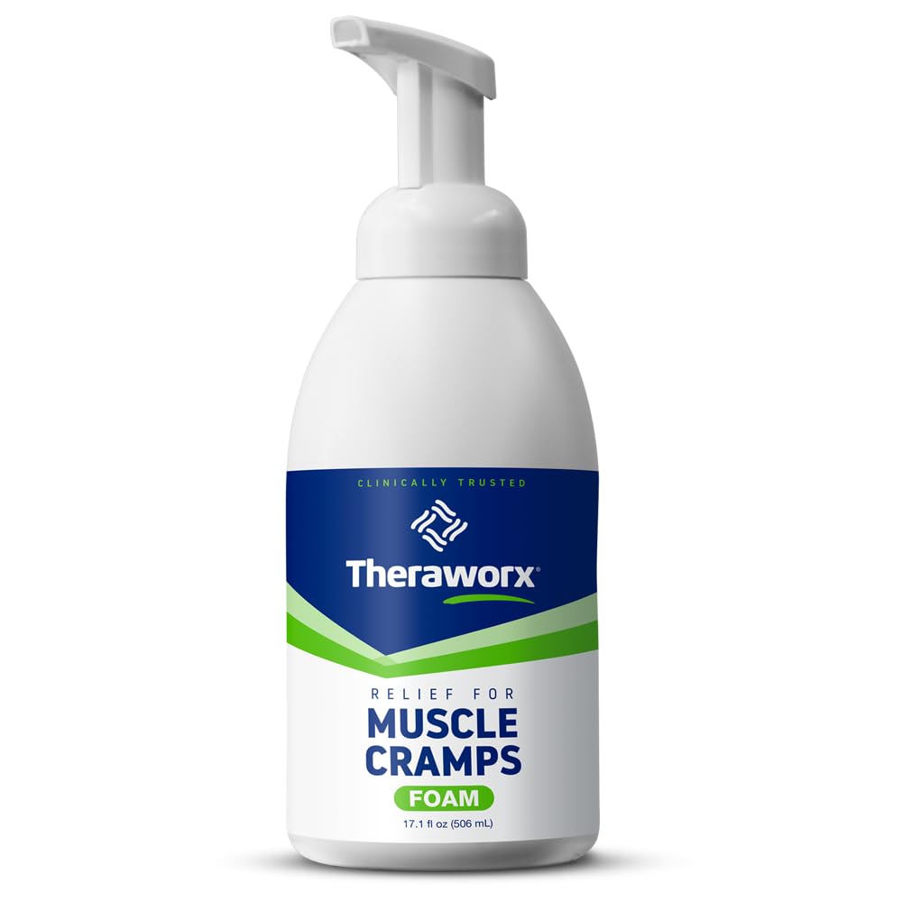 Theraworx Relief for Muscle Cramps Foam Fast-Acting Muscle Spasm, Leg Soreness with Magnesium Sulfate - 17.1 oz - 1 Count TheraworxBuy Supplements Australia