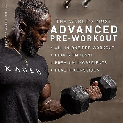 Kaged High Stimulant Pre Workout Powder | Fruit Punch | Pre-Kaged Elite | L-Citrulline KagedBuy Supplements Australia