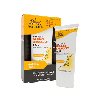 Tiger Balm Neck & Shoulder Rub Vanishing Scent 1.76 oz (Pack of 2) Tiger BalmBuy Supplements Australia