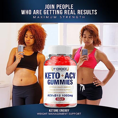 (2 Pack) 1st Choice Keto ACV Weight Loss Gummies Keto First Choice ACV Advanced Formula RillvoBuy Supplements Australia
