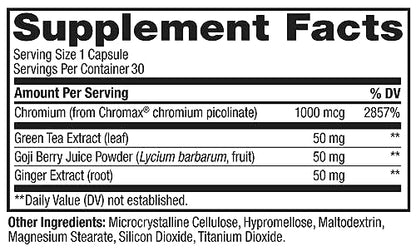 OLLY Combat Cravings, Metabolism & Energy Support Supplement,1000 mcg Chromium OLLYBuy Supplements Australia