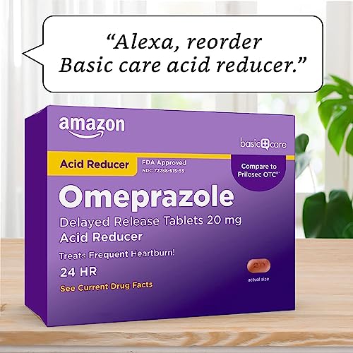Amazon Basic Care Omeprazole Delayed Release Tablets 20 mg, Treats Frequent Amazon Basic CareBuy Supplements Australia