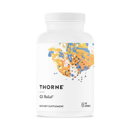 Thorne GI Relief - Digestion Supplement Supports Gut Health & Bloating Relief - Made with Marshmallow Root Extract & Digestive Enzymes - 180 Capsules - 90 Servings ThorneBuy Supplements Australia