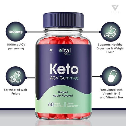 (3 Pack) Vital Ketogenic Keto ACV Gummies for Weight Loss, Vital Private Keto ACV Gummies FyvusBuy Supplements Australia