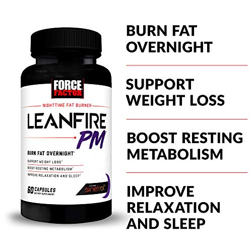 Force Factor LeanFire PM Weight Loss Pills for Women & Men, Fat Burner & Overnight Force FactorBuy Supplements Australia