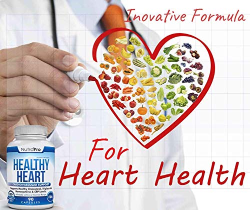 NutraPro Healthy Heart - Heart Health Supplements & Arteries Support .Healthy Cholesterol and Triglyceride. GMP Certified. NutraProBuy Supplements Australia