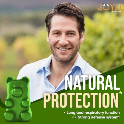 JOYLI Hemp Gummies - Natural Lung Cleanse with Mullein Leaf & Reishi JOYLI NutritionBuy Supplements Australia