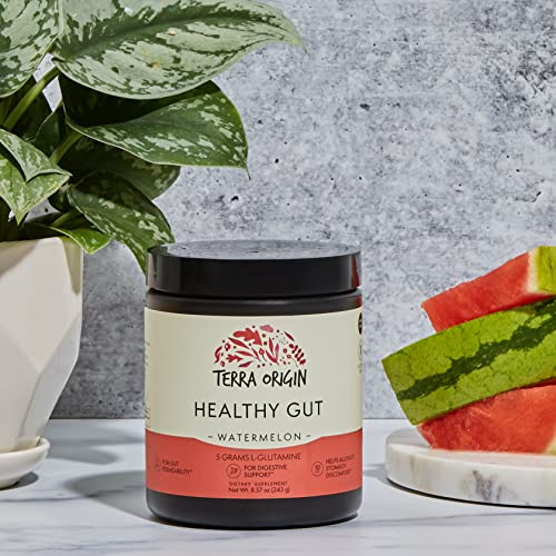 TERRA ORIGIN Healthy Gut Watermelon | 30-Servings with L-Glutamine, Zinc TERRA ORIGINBuy Supplements Australia