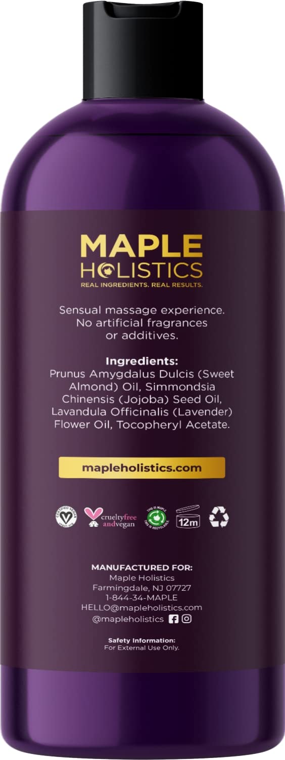 Aromatherapy Sensual Massage Oil for Couples - Relaxing Full Body Massage Oil for Date Maple HolisticsBuy Supplements Australia