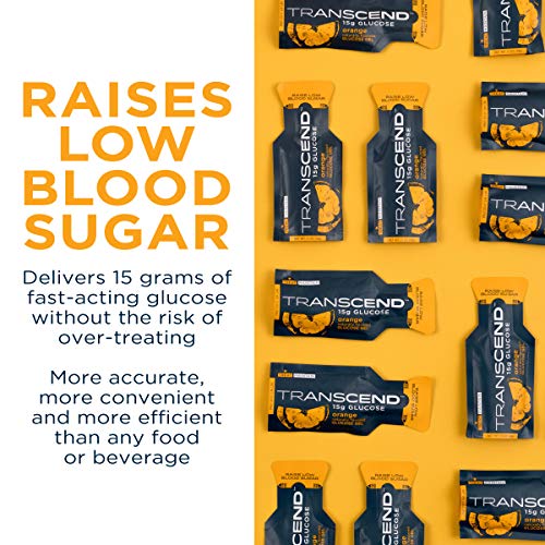 Transcend Glucose Gel Packs - Orange, 60 Pack (1.1oz Each) - FSA/HSA TranscendBuy Supplements Australia