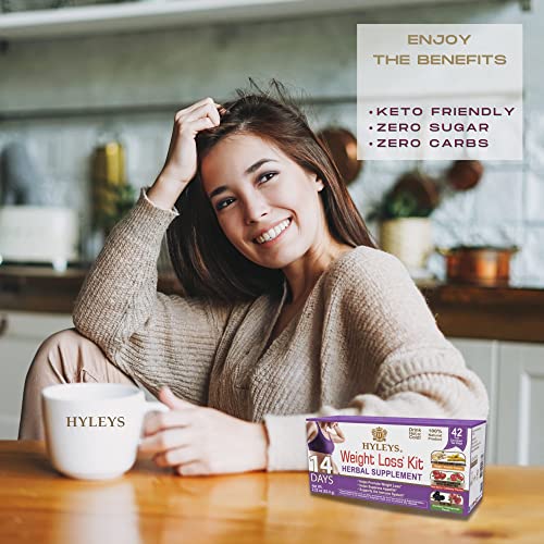 Hyleys 14 Day Weight Loss Tea - 42 Tea Bags (1 Pack), Detox Tea for Cleanse HYLEYSBuy Supplements Australia