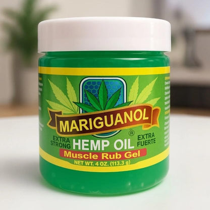 Mariguanol Extra Strong Muscle Rub Gel with Hemp Oil, Menthol & Camphor – Cooling, Fast-Absorbing Topical Gel for Post-Workout Active Lifestyles – Net Wt. (4 Ounce (Pack of 1)) MARIGUANOLBuy Supplements Australia