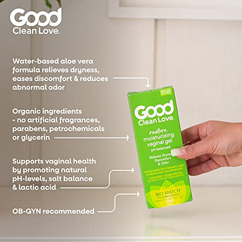 Good Clean Love Restore Moisturizing Vaginal Gel, pH-Balanced, Water-Based with Aloe Vera & Lactic Acid Good Clean LoveBuy Supplements Australia
