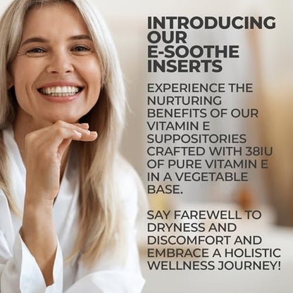 NewLife Naturals Vitamin E Suppositories 38IU - Vaginal Dryness Irritation Menopause Support NewLife NaturalsBuy Supplements Australia