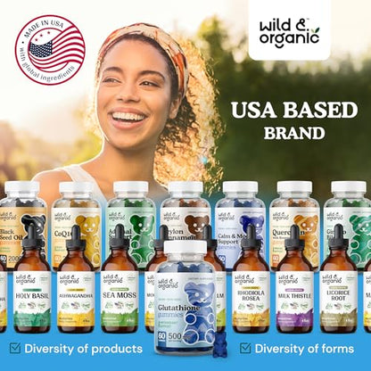 Wild & Organic Glutathione Gummies - Reduced Glutathione for Liver Cleanse & Antioxidants Wild & OrganicBuy Supplements Australia