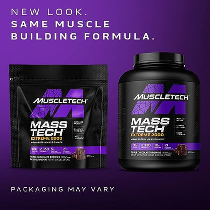 Muscletech Mass Gainer Mass-Tech Extreme 2000, Muscle Builder Whey Protein Powder MuscleTechBuy Supplements Australia