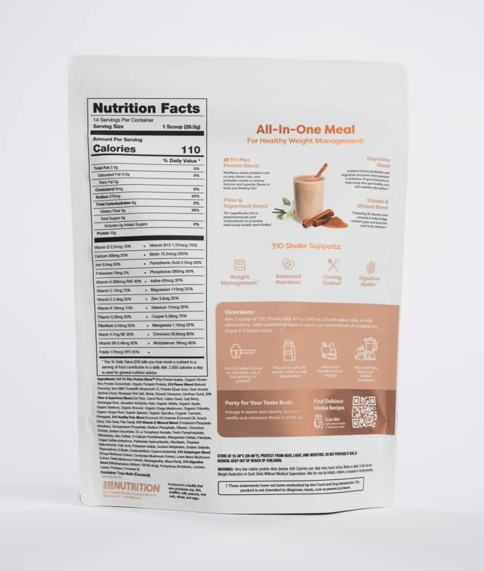 310 Nutrition - All In One Meal Replacement Shake - Fiber Rich Vegan Superfood Blend 310 NutritionBuy Supplements Australia