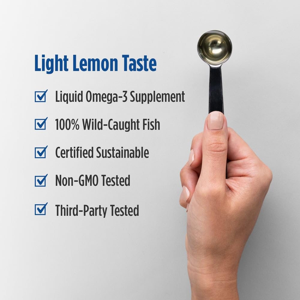 Nordic Naturals Omega-3, Lemon Flavor - 16 oz - 1560 mg Omega-3 - Fish Oil - EPA & DHA - Immune Support, Brain & Heart Health, Optimal Wellness - Non-GMO - 96 Servings Nordic NaturalsBuy Supplements Australia