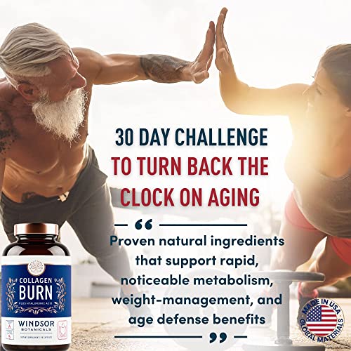 Thermogenic Multi Collagen Burn Capsules - Hydrolyzed Multi Collagen Complex Types WINDSOR BOTANICALSBuy Supplements Australia
