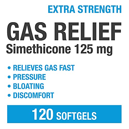 P Puregen Labs Extra Strength Gas Relief Softgels with Simethicone 125 mg P Puregen LabsBuy Supplements Australia