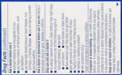 St. Joseph Aspirin Pain Reliever (NSAID) 81mg, Enteric Safety Coated, Adult Low Dose Regimen, 36 ct St. JosephBuy Supplements Australia