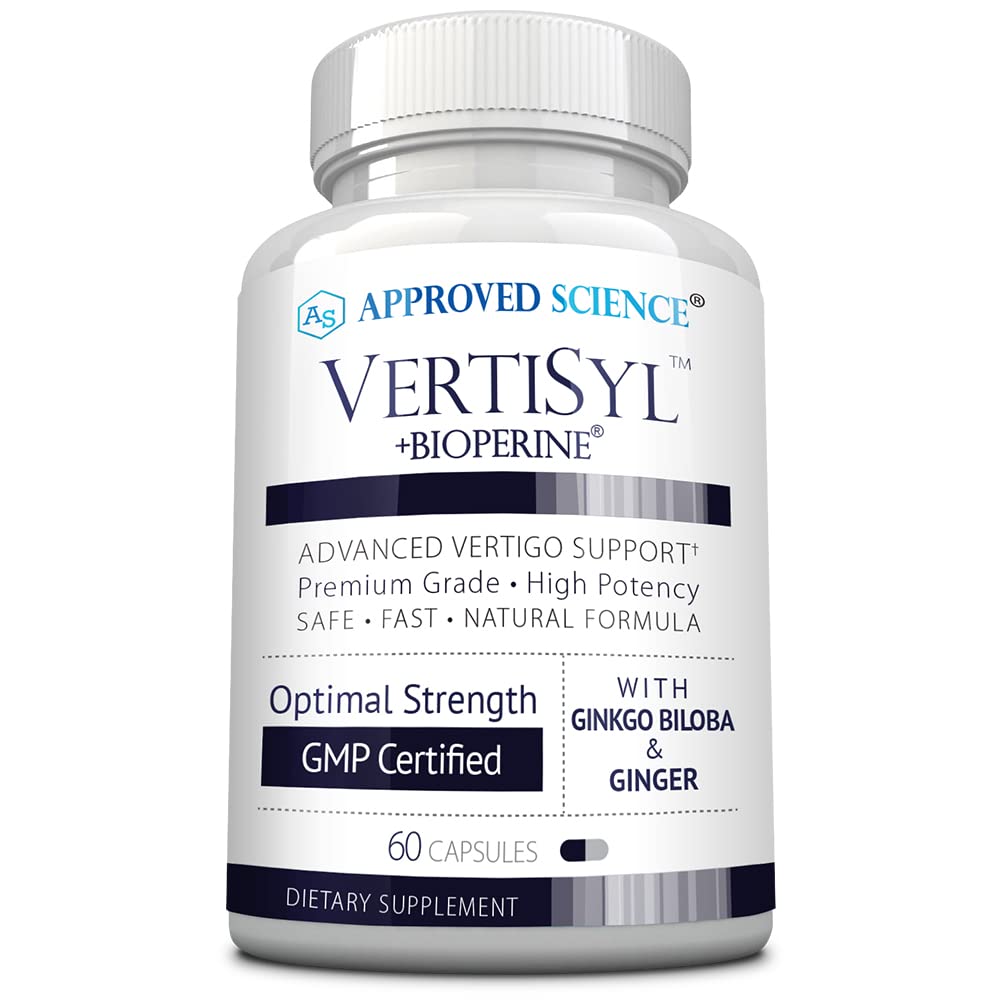Approved Science VertiSyl - Ginkgo Biloba, Ginger, Vitamin D3, BioPerine - 60 Capsules - 1 Month Supply Approved ScienceBuy Supplements Australia