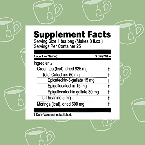 Hyleys Tea Moringa Oleifera with Lemon Flavor - 25 Tea Bags (Miracle Tree Tea) HYLEYSBuy Supplements Australia