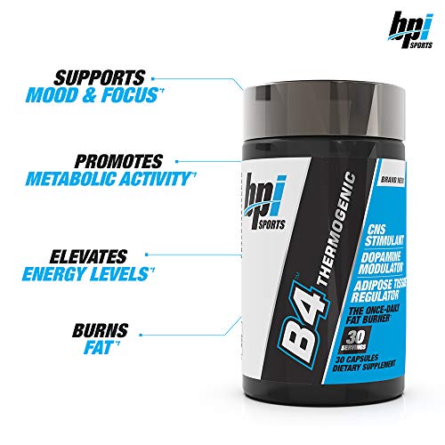 BPI Sports B4 – Extra-Strength Fat Burner – Keto-Friendly – Appetite Suppressant – Caffeine BPI SportsBuy Supplements Australia