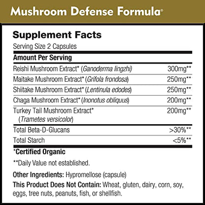 DailyNutra Mushroom Defense Formula - Immune Support Supplement | Organic DailyNutraBuy Supplements Australia