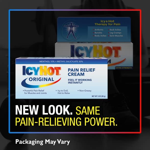 ICY HOT Pain Relieving Cream Extra Strength 3 oz ( Packs of 4) Icy HotBuy Supplements Australia