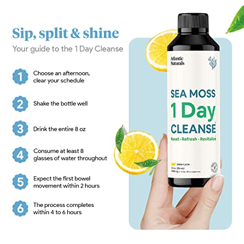 Sea Moss 1 Day Cleanse - Full Body Detox to support bowel movements, Kidney Health Atlantic NaturalsBuy Supplements Australia