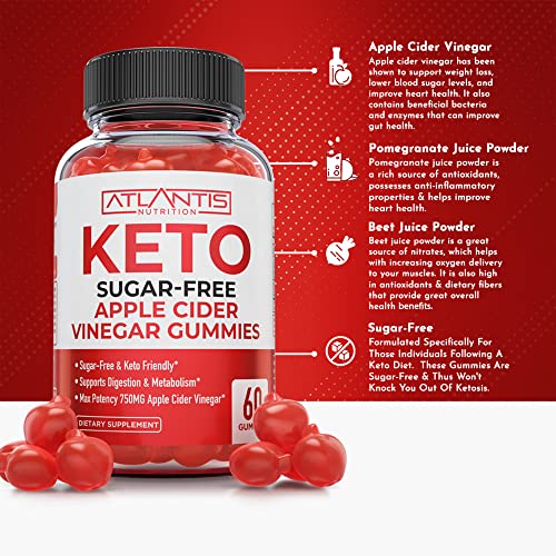 Sugar-Free Keto ACV Gummies for Weight Loss - Apple Cider Vinegar Keto ACV Gummies Atlantis NutritionBuy Supplements Australia