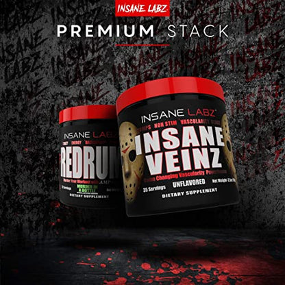 Insane Labz Insane Veinz Non Stimulant NO Enhancing Powder, Nitric Oxide Booster Insane LabzBuy Supplements Australia