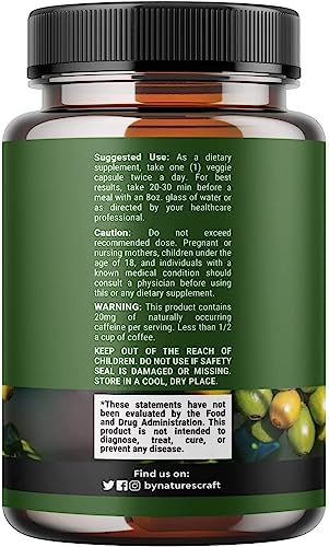 Pure Green Coffee Bean Extract Supplement – Best for Weight Loss Appetite Suppressant Natures CraftBuy Supplements Australia