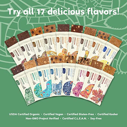 GoMacro MacroBar Organic Vegan Protein Bars - Mint Chocolate Chip, 2.3 Ounce Bars GoMacroBuy Supplements Australia